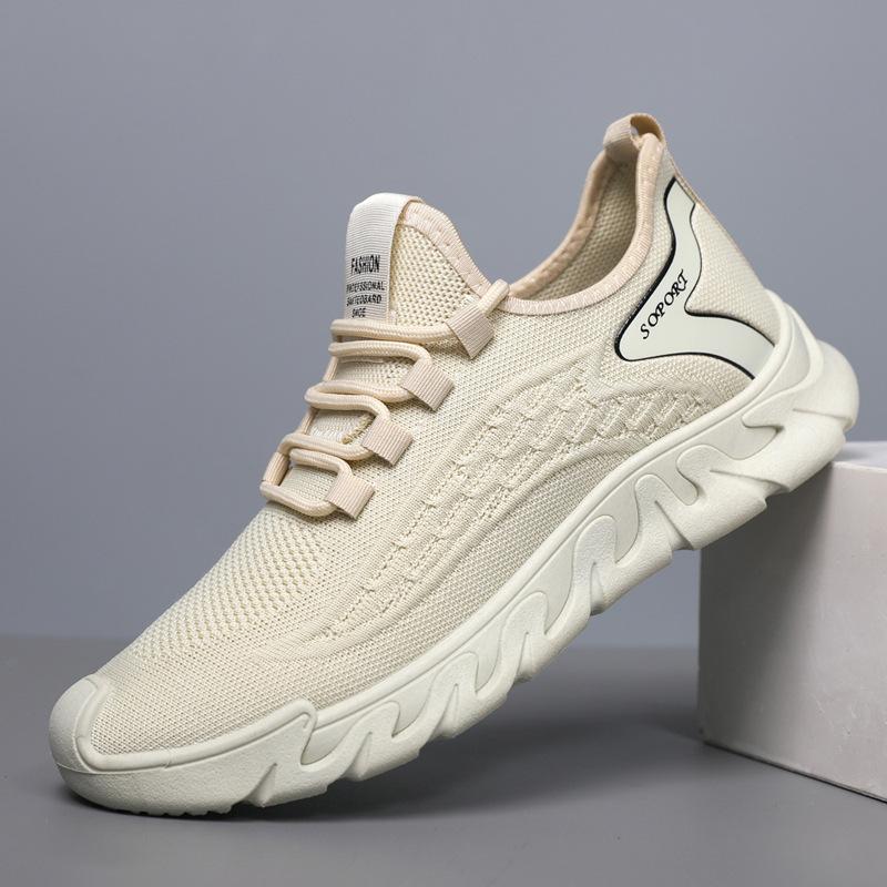 

Men s shoes trendy shoes spring and summer new men s fly-woven mesh shoes breathable sports lightweight casual shoes men s mesh shoes 44
