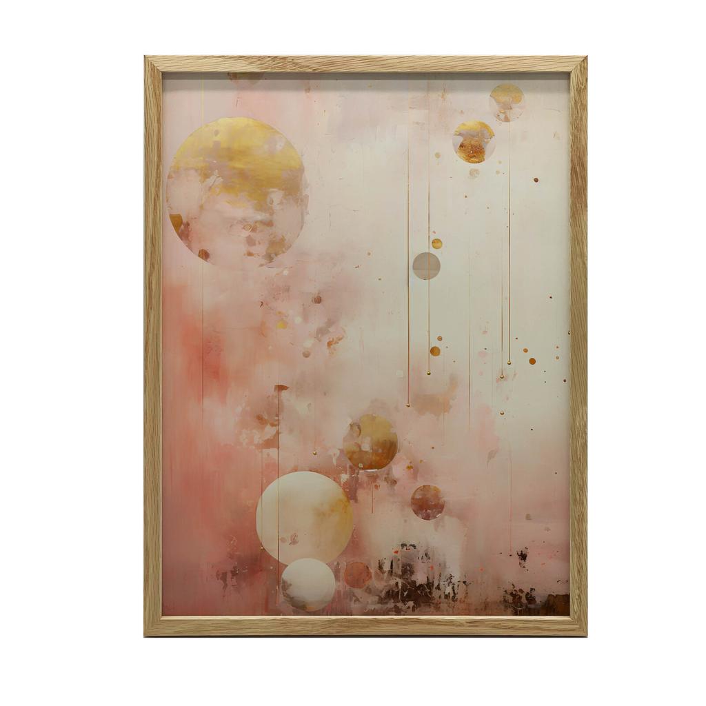 Golden Dreams Golden Dreams, 30X40 Cm, Gold Aluminum Frame, 230 Gsm Matte Paper
