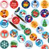 500Pcs Merry Christmas Stickers Cristmas Xmas Party Seal Labels Stickers For DIY Gifts Baking Package Envelope Stationery Decor