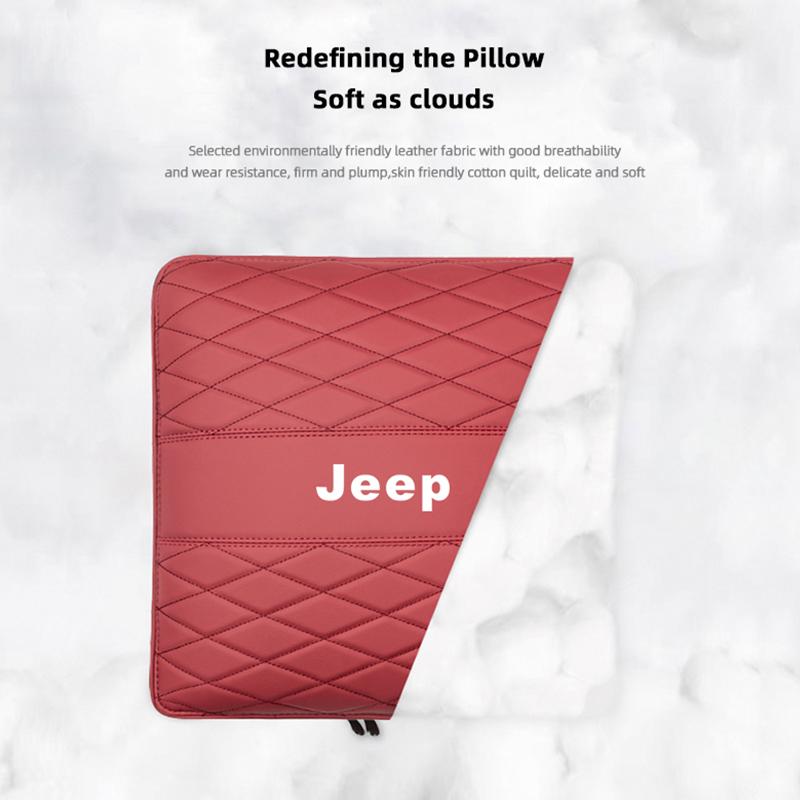 Folding Air Condition Quilt Car Seat Lumbar Support Cushion For Jeep Grand Cherokee Compass Wrangler JK Gladiator Renegade Patri ALX1