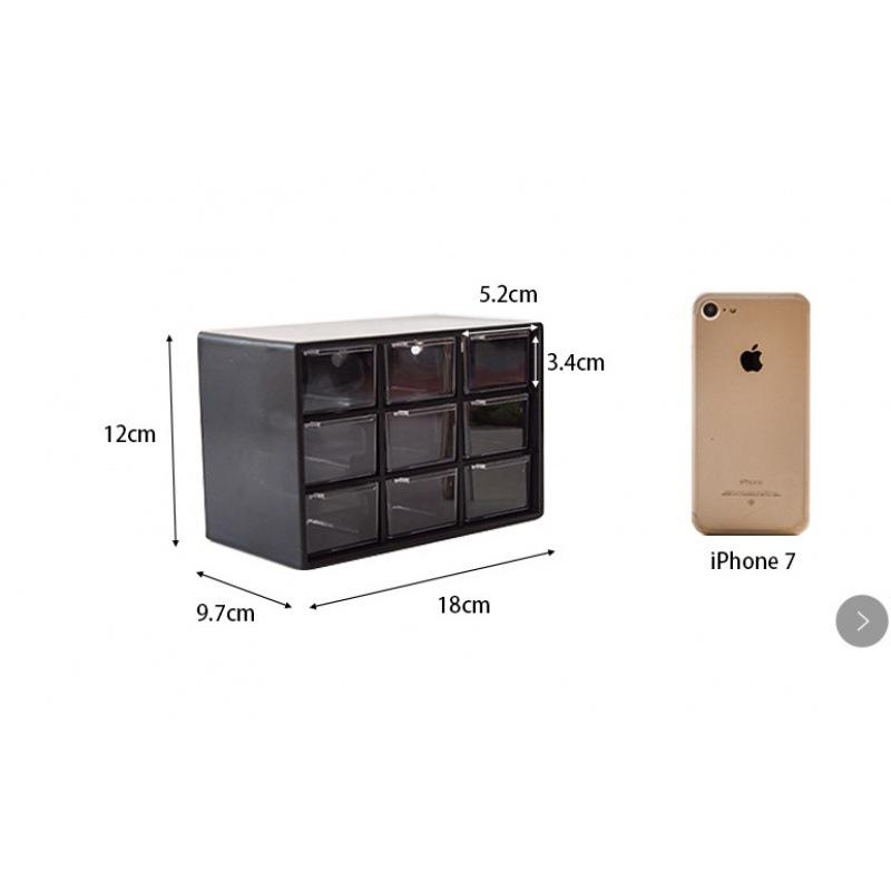 INS Girly Heart Drawer-Type Desktop Storage Box for Stationery & Jewelry