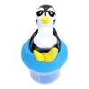 Floating Pool Chlorine Dispenser, Cute   Shaped Foldable Design with Solar Light and Digital Thermometer, Evenly Relses Chlorine Tablets