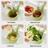 Creative Sink Hanging Strainer Basket Openable Bottom Cover Detachable Multifunctional Quickly Drain Kitchen Garbage Filter