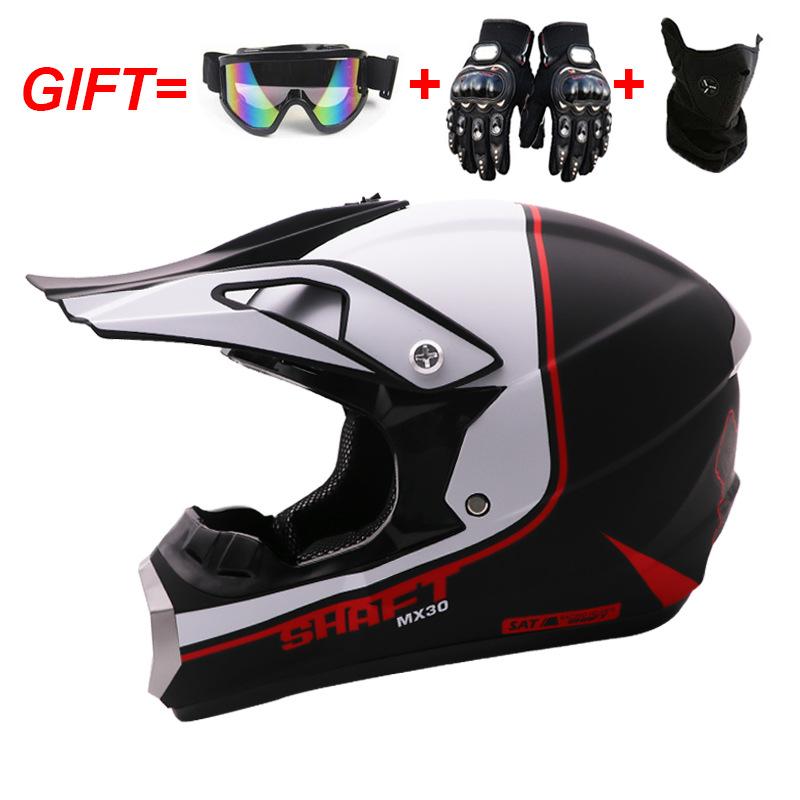 Motorcycle Off-road Helmets Full-covered Men Safety Cap Adult Cool Motorcycle Racing Cross Helmet