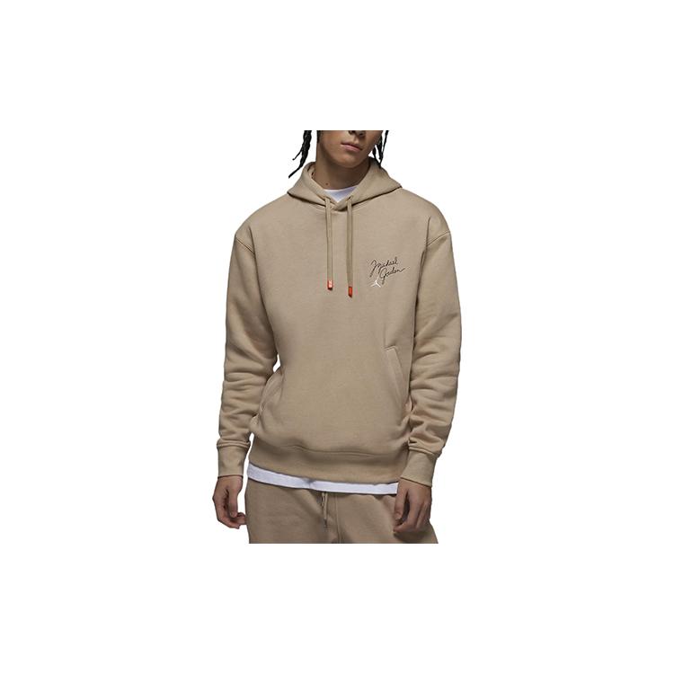 New JORDAN Flight Sweatshirts Men Khaki DV7577-254