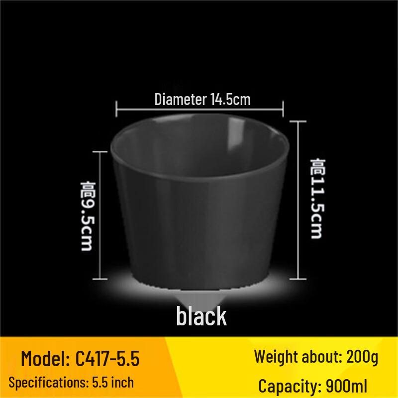 A5 Melamine Slanted Serving Bowl