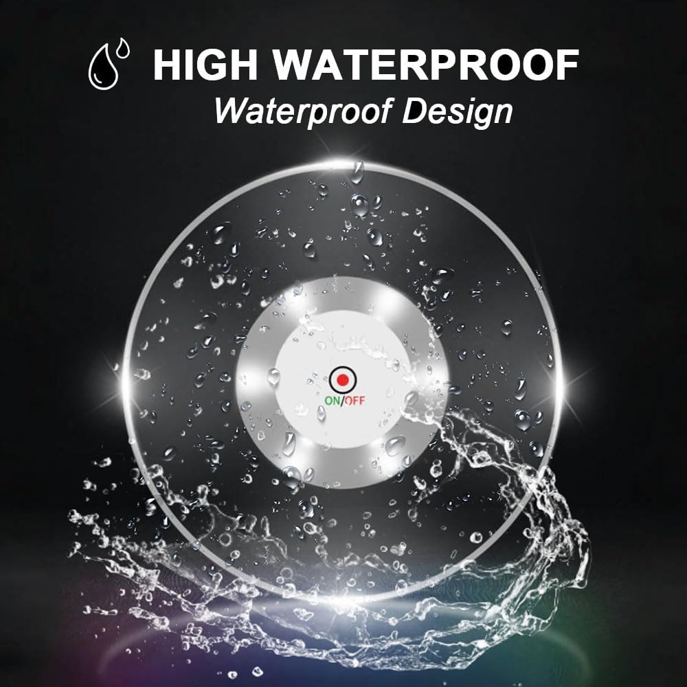 LED Coasters, Glowing Glass Mat Style, 3 Lighting Modes, Touch Switch, Waterproof, Slim, Perfect for Parties, Clubs, Weddings, Events, and More, Set