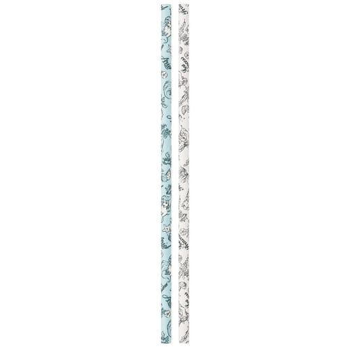 Skater Paper Straws, Ariel Antique Disney Design, 30-Pack, 6mm Diameter x 21cm Length, PST1