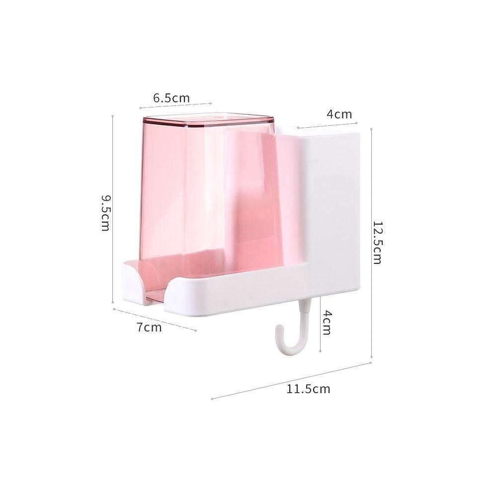 With Cup Toothbrush Holder Cute Toothpaste Organizer Cartridge Hiking Camping Supplies