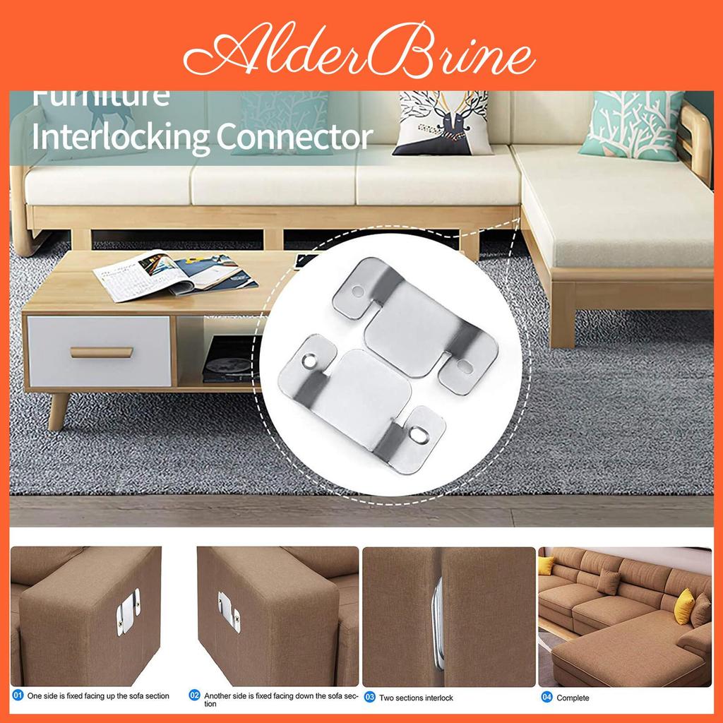 Premium Couch Furniture Connector Metal Sofa Connector Bracket With Screws