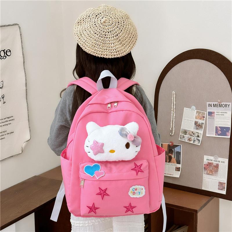 Printing Waterproof Backpack Durable Nylon For Kids Gift Schoolbag