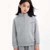 Disney Girls' Half-Zip Long Sleeve Sweatshirt