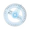Durable Swing Arm Office Full Circle Math Goniometer Protractor Measuring Tools Pointer Angle Ruler