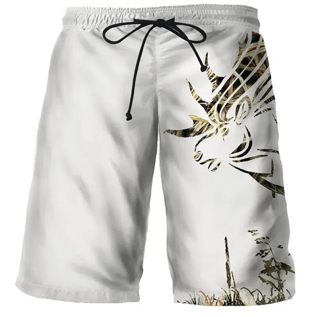 Cool Tiger Wolf Summer Shorts Comfortable Surfboard Hawaiian Beach Shorts Quick Dry Sports Shorts Men's Beach Shorts Boys