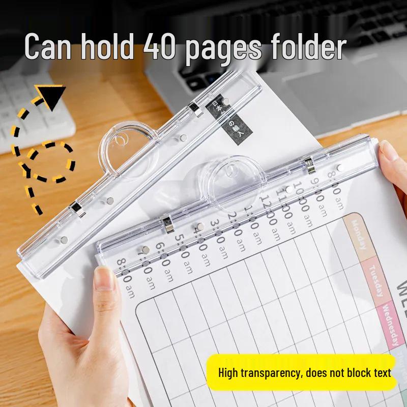 Magnetyczny Przezroczysty Teczka na Dokumenty A4/A5 o Dużej Pojemności dla Studentów i Biura
