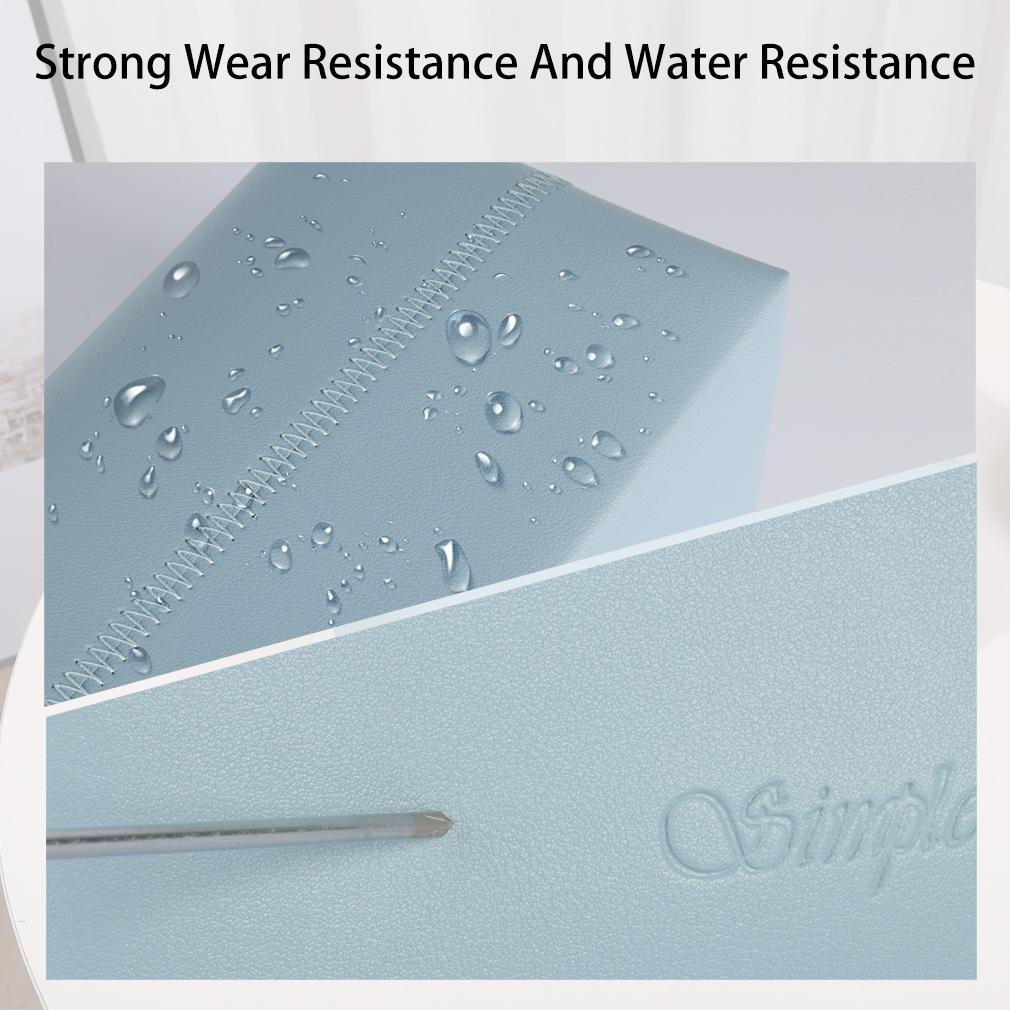1Pc Simplicity Car-Carrying Toilet Home Bathroom Desktop Pumping Tissue Box PU Leather Living Room Table Napkin Holder Case Storage Box Creative