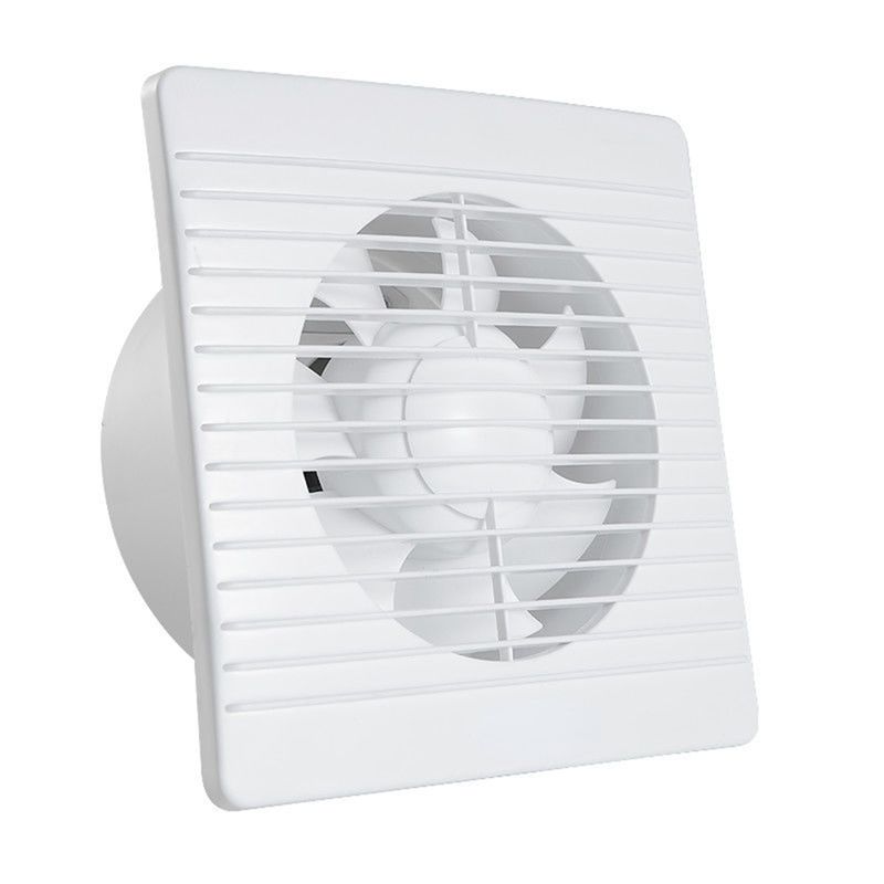 

A84E-Strong Silent Household Wall Exhaust Fan Bathroom Wall Round Powerful Exhaust Fan Ventilation Fan US Plug белый