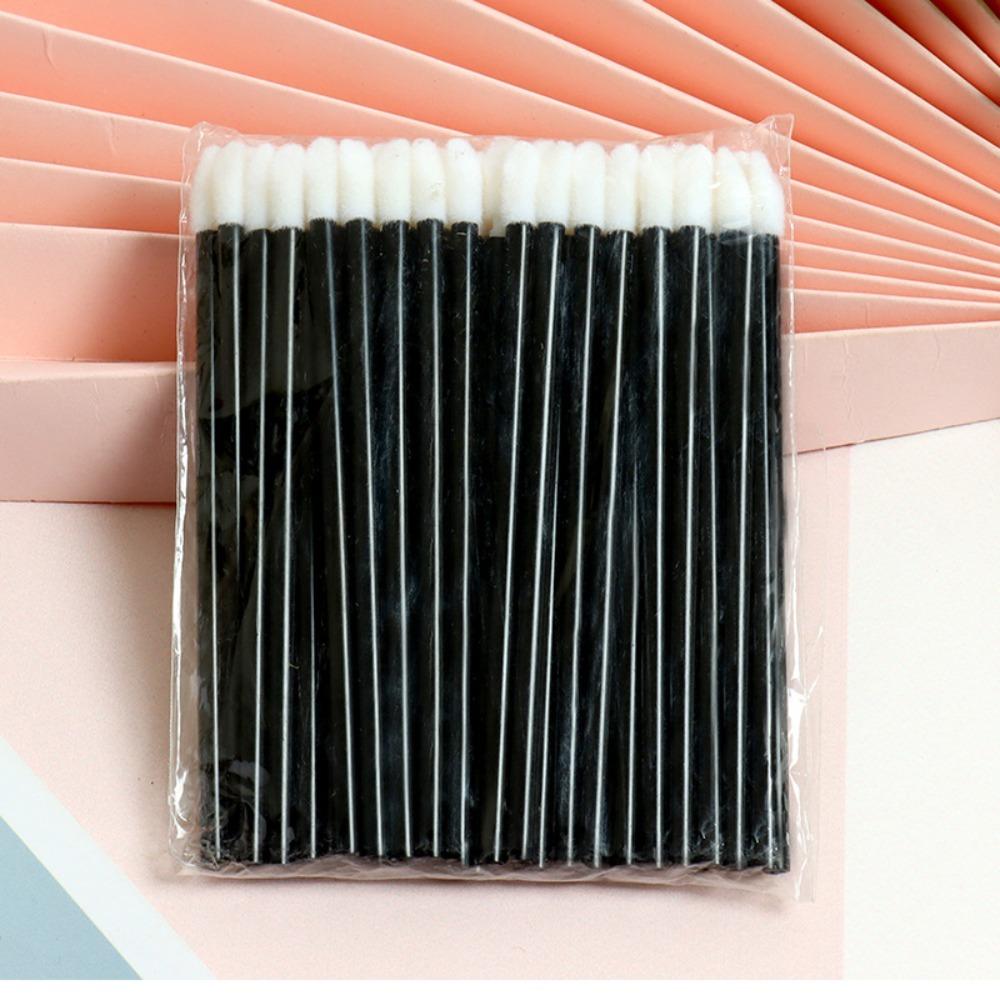 50pcs Beauty Tool Disposable Lip Brushes Multi-purpose Lipstick Brush Soft Lip Gloss Wand