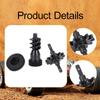 3x RC Car Transmission Gearbox Gears Set Crawler Part Easily Installation Metal Spare Repair