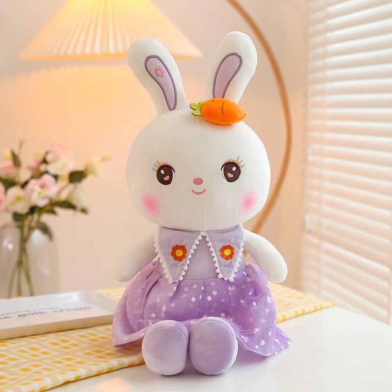 Cute Sweetheart Rabbit Plush Toy Stuffed Bunny Doll For Girls