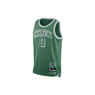 Boston Celtics Jayson Tatum City Edition Swingman Jersey Green/White Men Streetwear DB4019-321