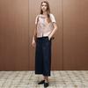 26 Summer New High Waist Wide Leg Pants with Mulberry Silk, Versatile and High Grade, Slim and Casual Pants for Women
