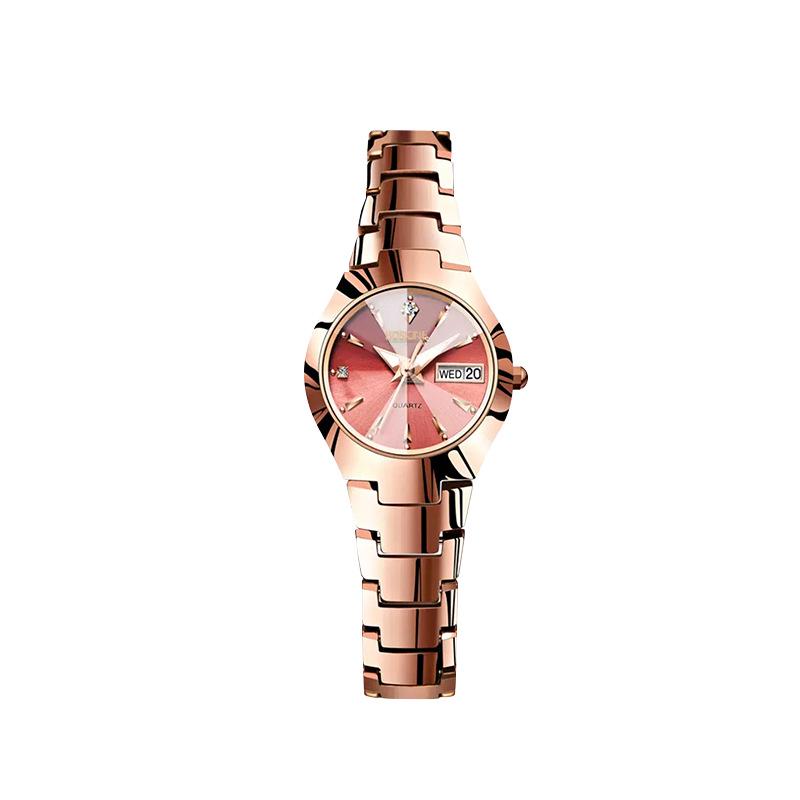 Women's Luxury Square Quartz Watch - Authentic Waterproof Design