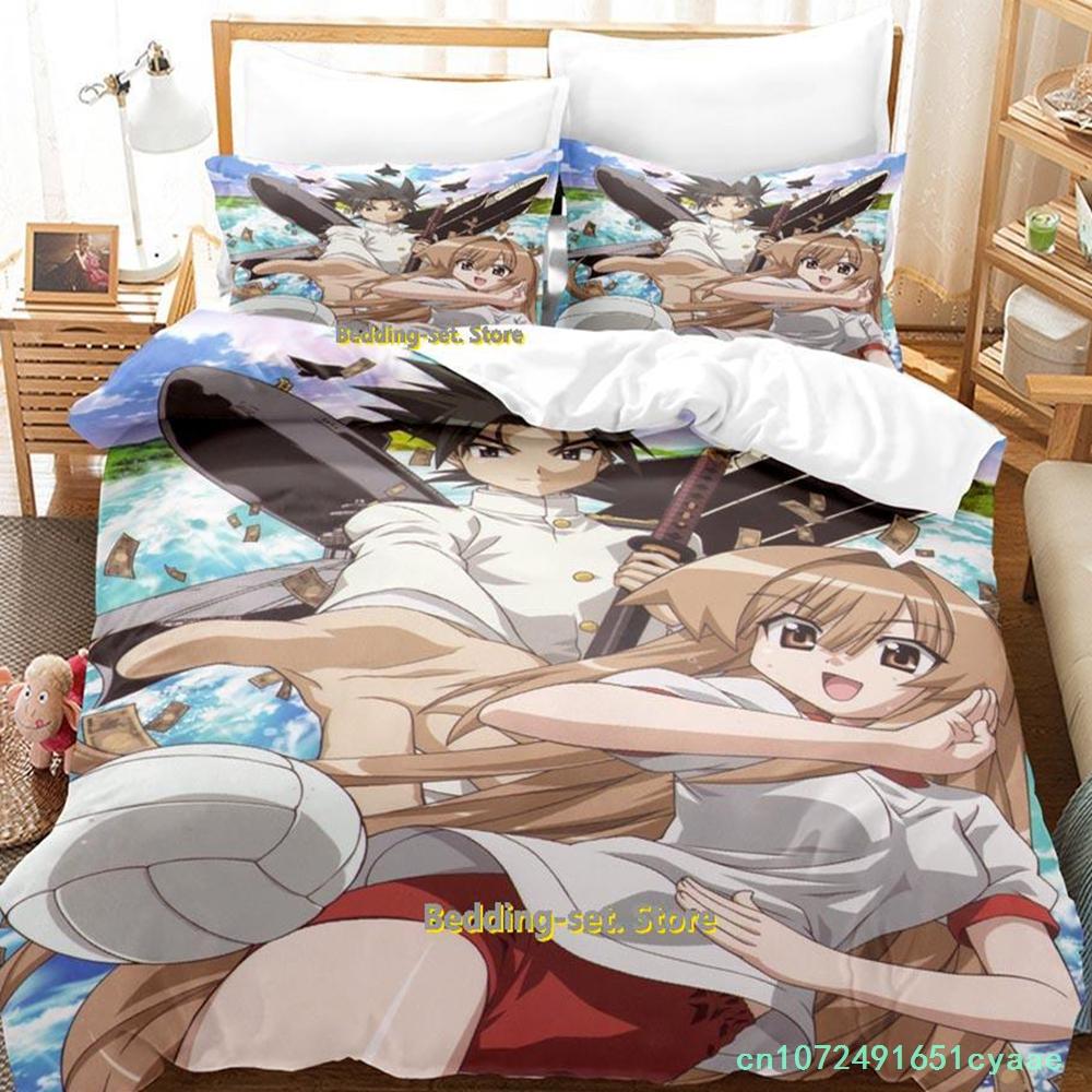 Seto No Hanayome My Bride Is A Mermaid Set Biancheria da Letto Singolo Twin Full Queen King Size Set per Letto Camera da Letto Adulti Set Copripiumino Anime