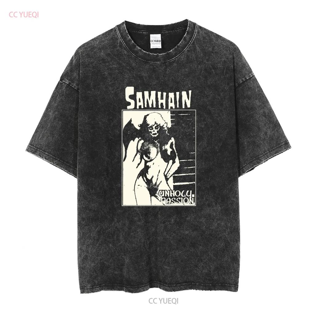 Late 90s Early 00s Samhain Unholy Passion Vintage T Shirt Rare Band Tee Goth Punk Misfits Danzig Long or Short Sleeves Vintage