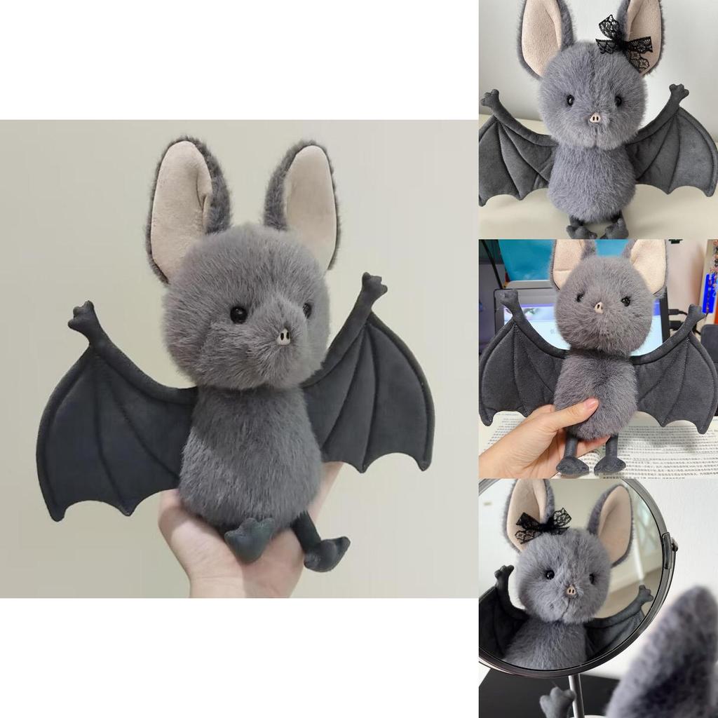 Plush Bat Pig Car Pendant With Soft Pp Cotton For Car Decor And Gift
