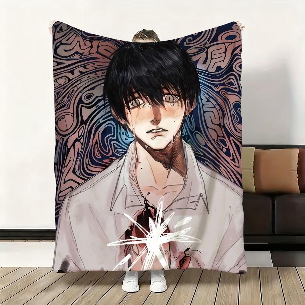 The Summer Hikaru Died Throw Soft Flannel Blanket Warm Knee Skin-Friendly Throw for Sofa Office Bed Traveling Winter Oversize