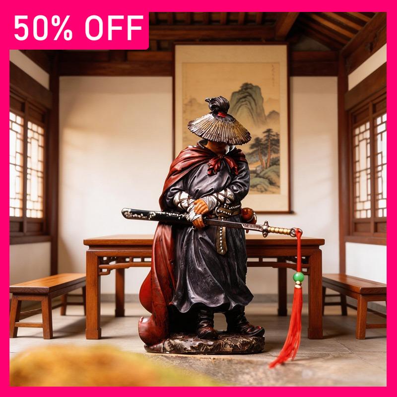 Collectibles sculptures heroes ancient style art ornaments entrance halls office decorations creative popular Chinese style gift