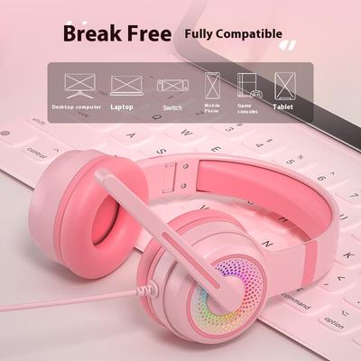 Hoofd-gemonteerde E-sports Game USB Bekabelde Headset RGB Magisch Lichteffect Computer Headset
