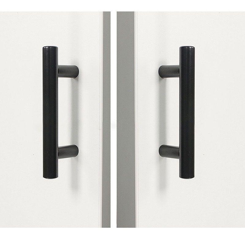 Sleek Black Stainless Steel T Bar Handles For Stylish Kitchen Cabinet Drawer Knobs