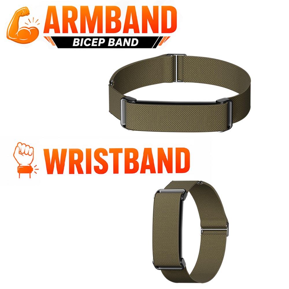 Curea pentru Biceps pentru Google Fitbit Air band Nouă Curea Împletită din Nailon 2 BUC Bandă de Braț/Încheietură de Înlocuire Sportivă Pentru curea Google Fitbit Air