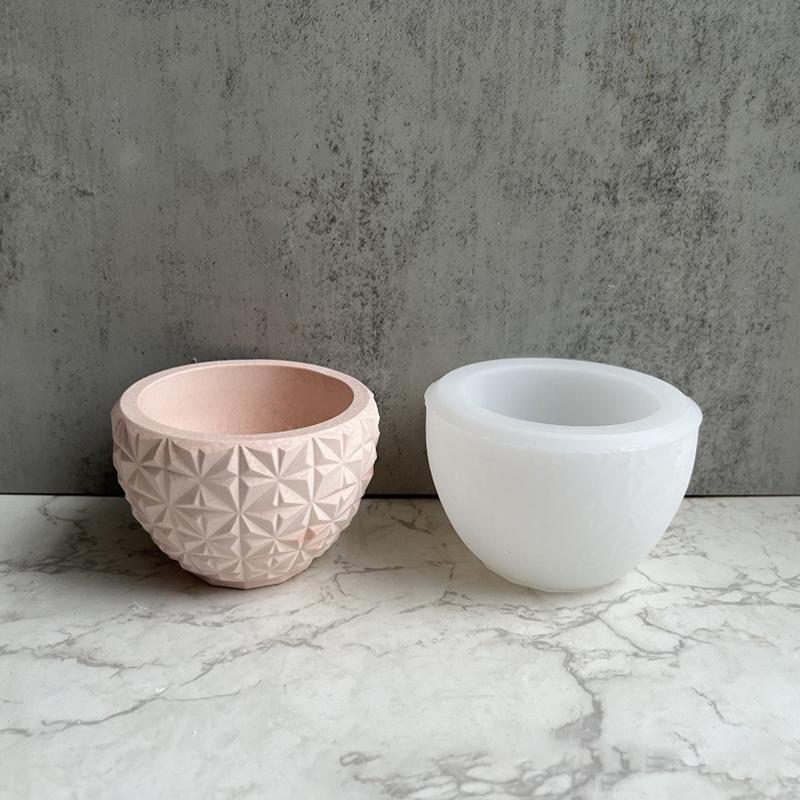 

DIY цветочный горшок силиконовые формы мясистый цветочный горшок коробка для хранения гипсовая бетонная форма