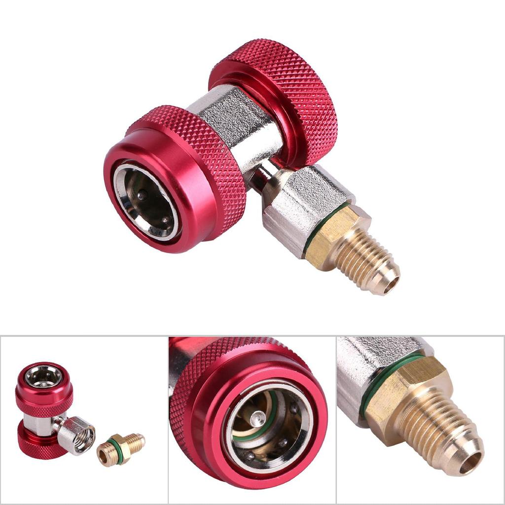 Air Conditioner High Pressure Coupler R134a Quick Coupler Gas Quick Connector Car Filling