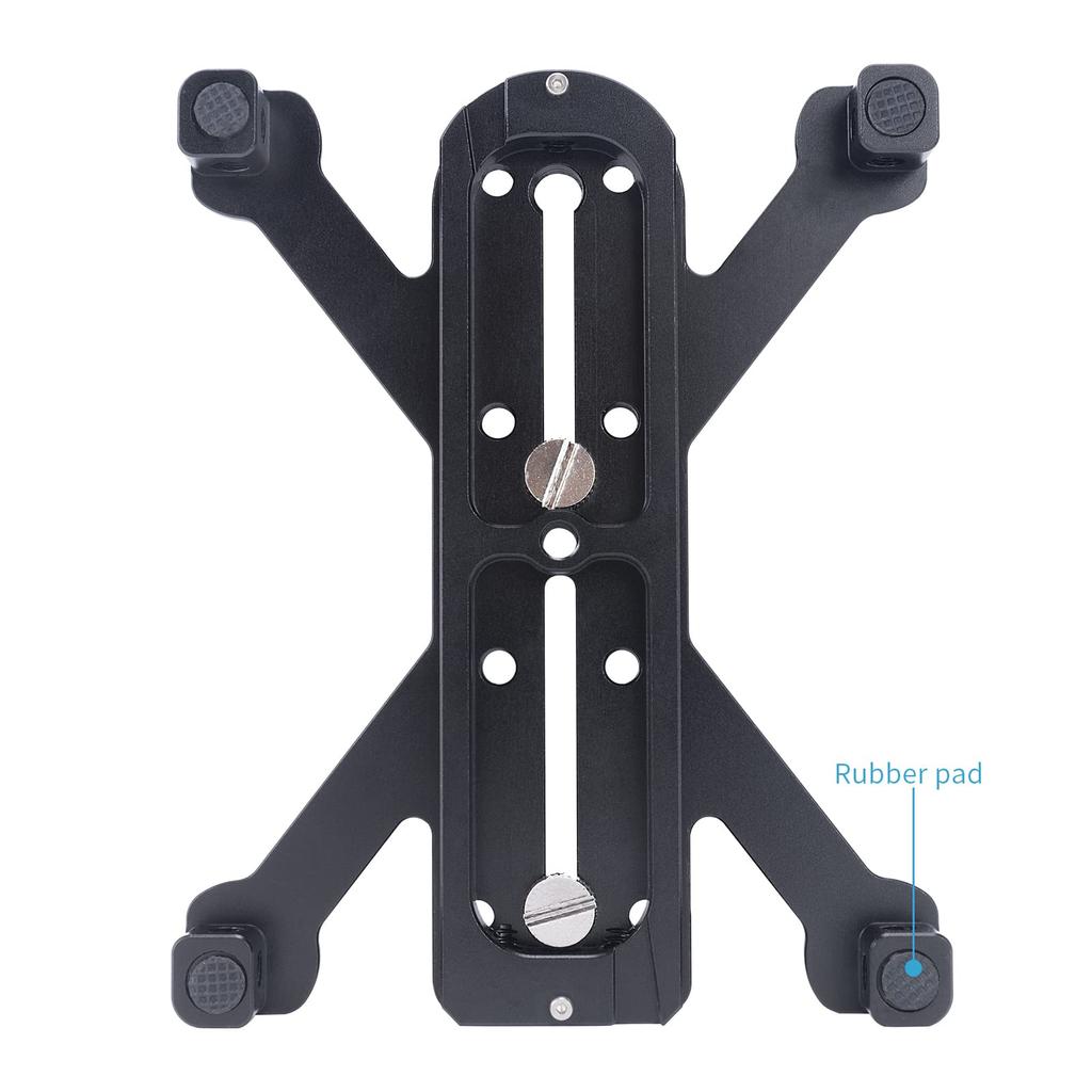 Niceyrig Arca-Swiss Standard Quadruped Base Plate for DSLR Rigging Cages, Compatible with Arca-Swiss Standard Tripods (Large-530)
