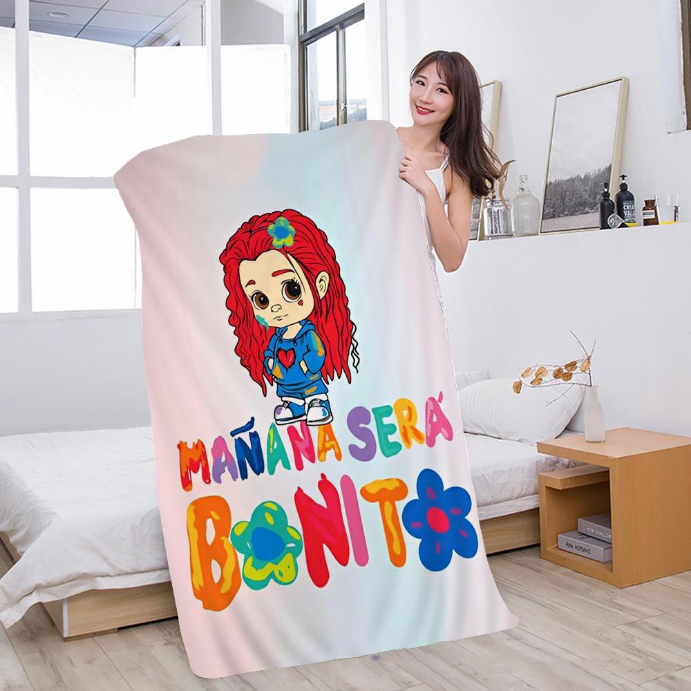 

Karol g Manana Sera Bonito Beach Towel For Kids Bath Towel Pool Towel Vacation Gift Picnic Towel Party Gift W30*H60(CM)