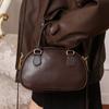 Cowhide Bag Women's Messenger Bag New Retro Handbag Niche Design Commuter Shoulder Armpit Bag