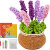 Flower Crochet Kit for Beginners Crochet Starter Kit for Complete Beginners Adults Crocheting Knitting Kit with Tutorials