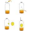 10PCS Pièges à Guêpes Jaune Piège à Guêpe Piège à Entonnoir Jaune Guêpes Frelon Piège à Mouches des Fruits Forme D'abeilles Pièges V
