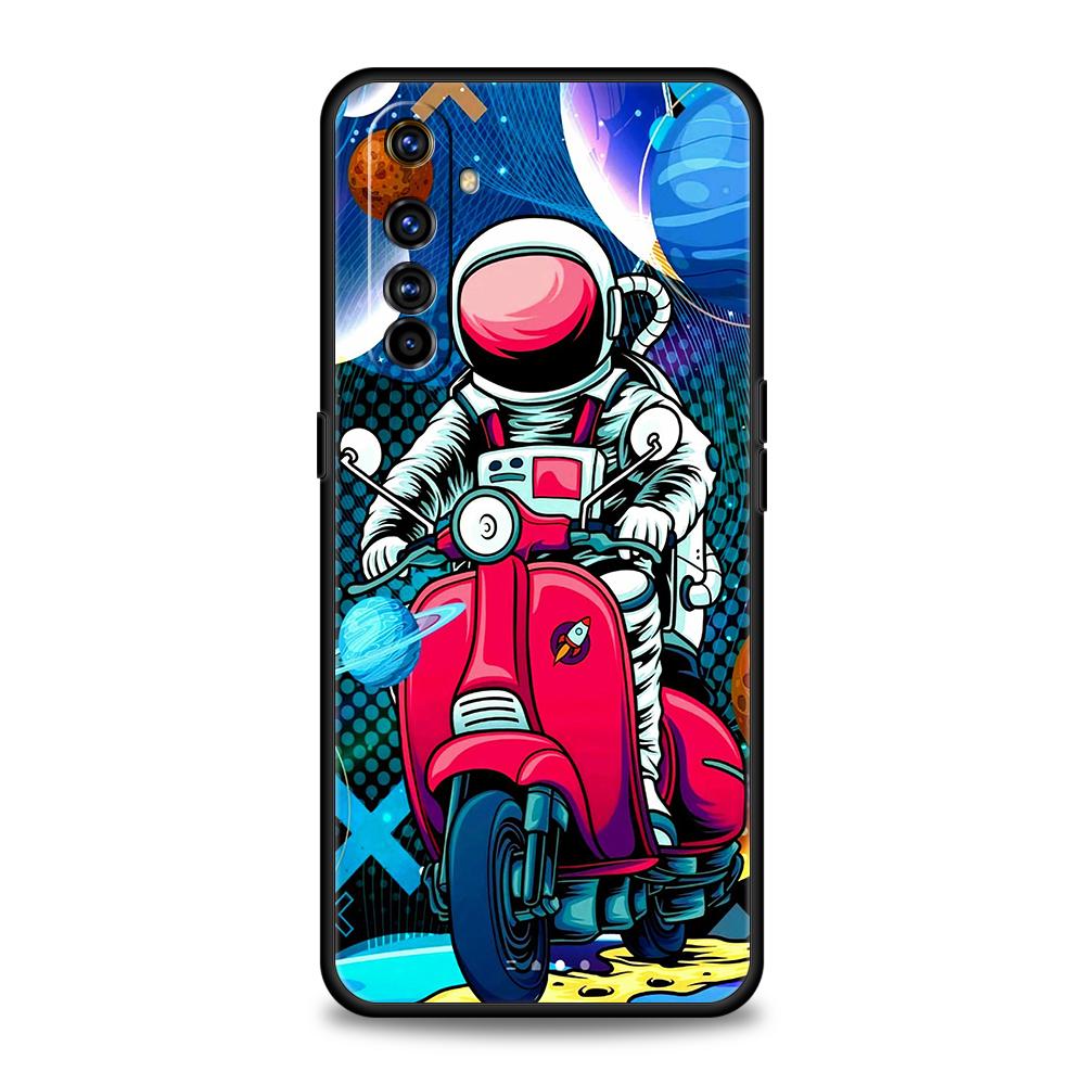 

Cute Astronaut Phone Case For Oppo A3S A15 A17 A31 A95 Find X5 X6 Pro A54 A53 A52 Reno 6 7 8 SE Z Pro 5G Soft TPU Cover Fundas Reno8 Pro