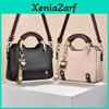 Modern Shell Shape Shoulder Bag For Women Chic Design With Colorful Letters And Zipper Closure