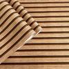 0.45m Anti Fouling Striped Grille Waterproof PVC Wallpaper Living Room Kitchen Sticker
