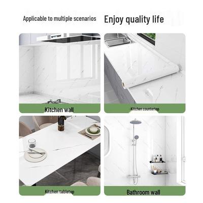 Waterproof Oil-Proof Marble Self-Adhesive Kitchen & Furniture Stickers