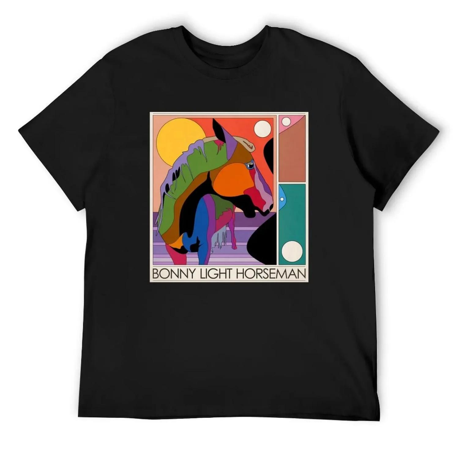 Bonny Light Horseman T-Shirt blue archive custom t-shirts cotton man t-shirts Luxury man men clothing S