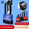 Outdoor Waterproof Anti-theft Rustproof Padlock with Key for Gates, Dorms, Gyms, and More
