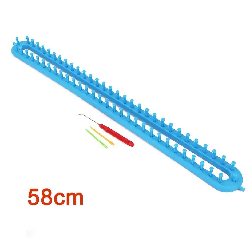 1 Set Rectangle Round DIY Knitting Loom Scarf Sweater Hat Shawl Stitching Knit Handmade Craft Weaving Braiding Tool