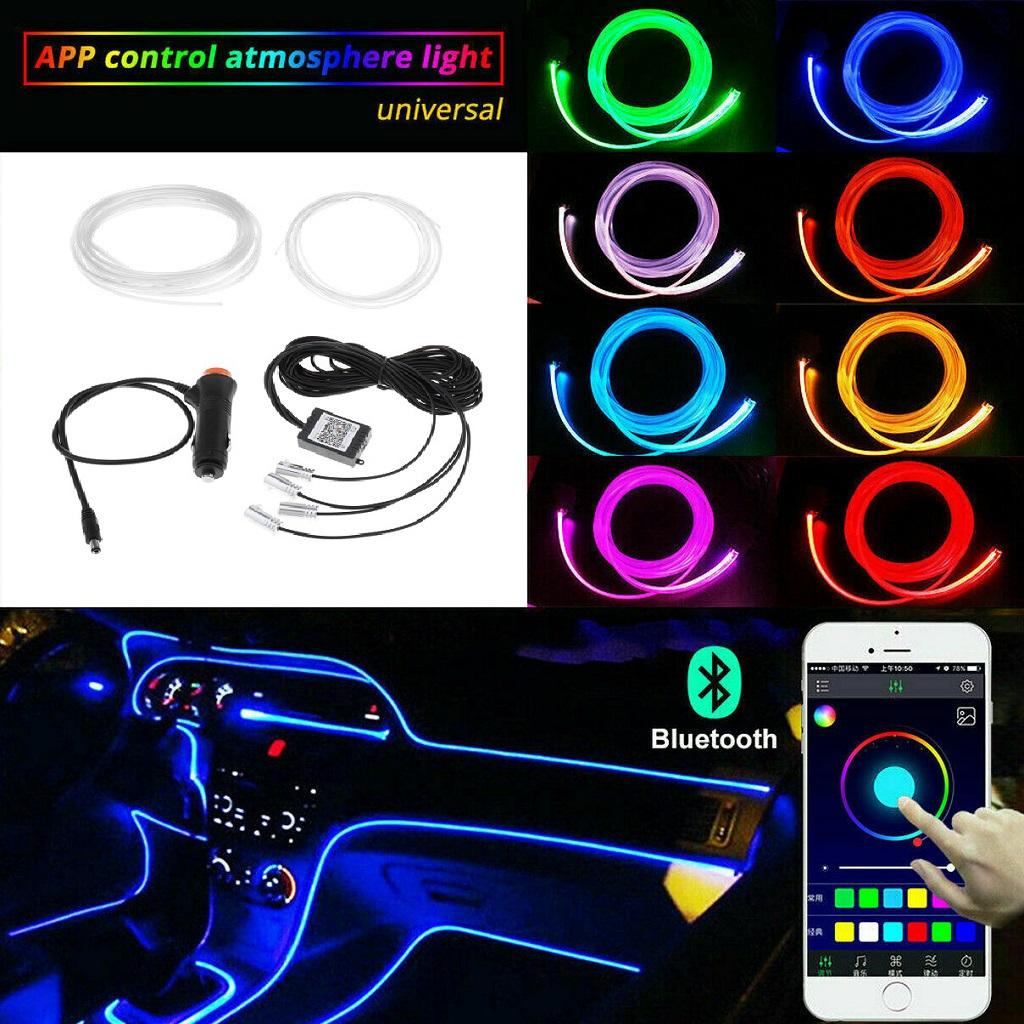 

Interiors Fiber Optic Neon EL Wire 4 in 1 6M